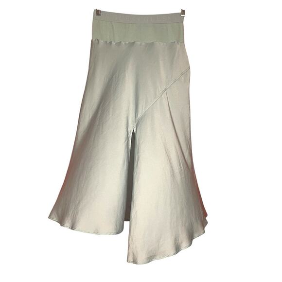 Guess High Waist Asymmetrical Midi Skirt in Pale Mint Size M - Picture 1 of 3